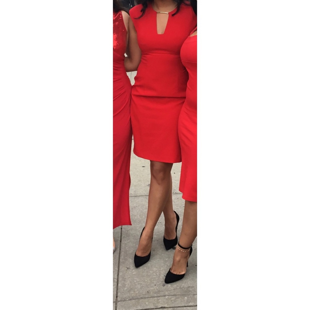 Red Calvin Klein Dress